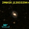 2MASX J12033294+0229346