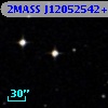 2MASS J12052542+0004331