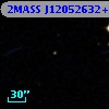 2MASS J12052632+0000348
