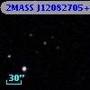 2MASS J12082705+0012581