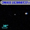 2MASS J12080727+0007121