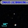2MASS J12080196+0001000