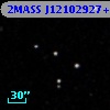 2MASS J12102927+0011472