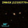 2MASX J12103779+0012421