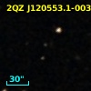 2QZ J120553.1-003503