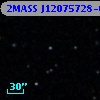 2MASS J12075728-0016238