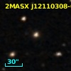 2MASX J12110308-0535013
