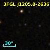 2MASS J12053322-2634043