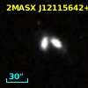 2MASX J12115642+4039188