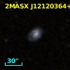2MASX J12120364+2925013