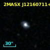 2MASX J12160711+2952277