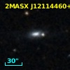 2MASX J12114460+1929258