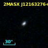 2MASX J12163276+0929376