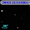 2MASS J12114361+0013160