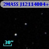 2MASS J12114004+0008250