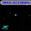 2MASS J12120504+0000528
