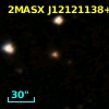 2MASX J12121138+0004144