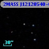 2MASS J12120540-0010540