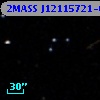 2MASS J12115721-0012500