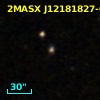 2MASX J12181827-0009076