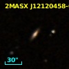 2MASX J12120458-0039135