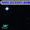 NVSS J123337+010044
