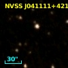 NVSS J041111+421334