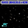 NVSS J041351+420125