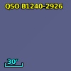 QSO B1240-2926