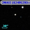 2MASS J12495293+2603389
