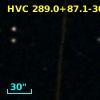 HVC 289.0+87.1-305