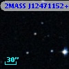 2MASS J12471152+0004391