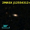 2MASX J12554312+0029277