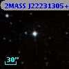 2MASS J22231305+6348526