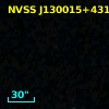 NVSS J130015+431509