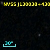 NVSS J130038+430734
