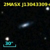 2MASX J13043309+3342089