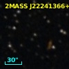 2MASS J22241366+6536262
