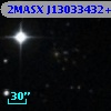 2MASX J13033432+2826328