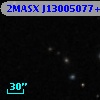 2MASX J13005077+2825121
