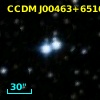 CCDM J00463+6516A