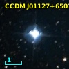 CCDM J01127+6501AB