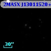 2MASX J13011520+2657222