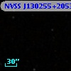 NVSS J130255+205315