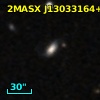2MASX J13033164+0758040