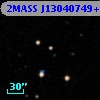 2MASS J13040749+0013564