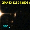 2MASX J13042803+0015050