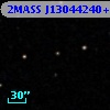 2MASS J13044240+0008488