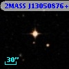 2MASS J13050876+0000189