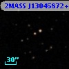 2MASS J13045872+0001582